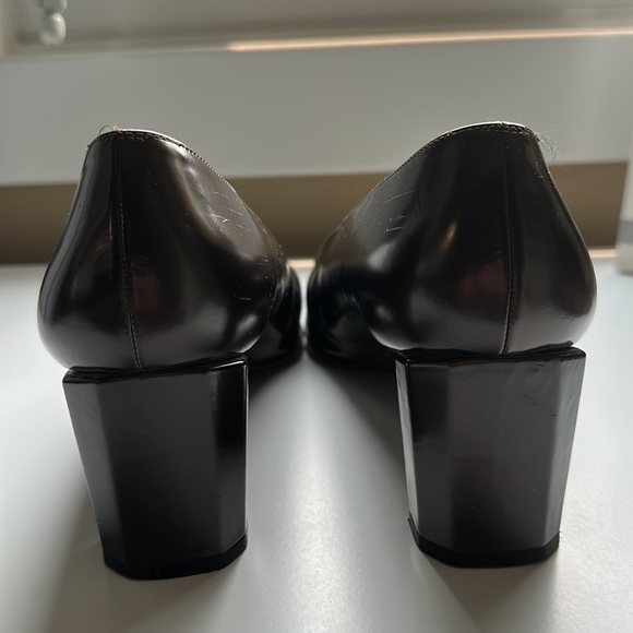 Vintage Stuart Weitzman Metallic Bronze Heels - Picture 5 of 8